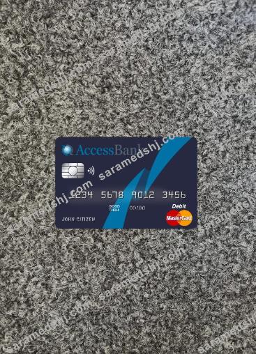 Azerbaijan Access bank master card photolook front
